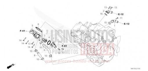 THERMOSTAT CBR650RAR de 2024